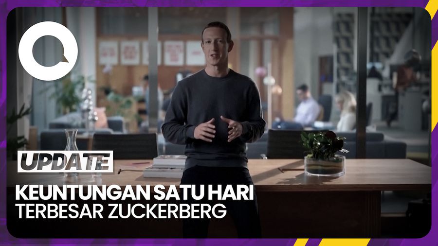 Saham Meta Meroket 23%, Kekayaan Mark Zuckerberg Tembus Rp 1000 T