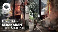 Kebakaran Toko Material di Cilandak Jaksel, 15 Damkar Meluncur