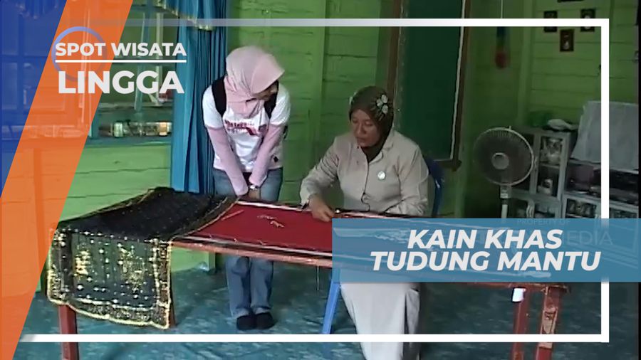 Tudung Mantu, Belajar Mebuat Kain Bercorak Benang Emas dan Perak Khas Pulau Lingga