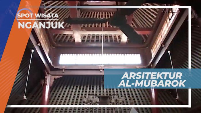 Uniknya Arsitektur Masjid Al Mubarok yang Memiliki Tiga Pintu, Nganjuk