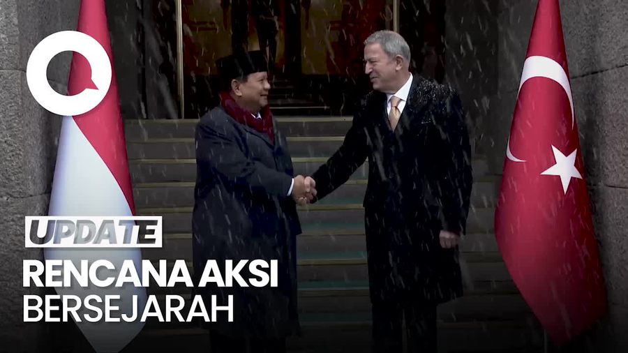 Menhan Prabowo Teken Kerja Sama Pertahanan dengan Turki