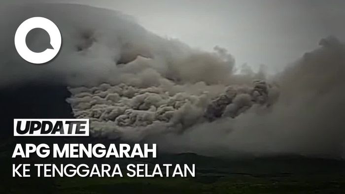 Penampakan Semeru Erupsi, Keluarkan Awan Panas Sejauh 6 KM
