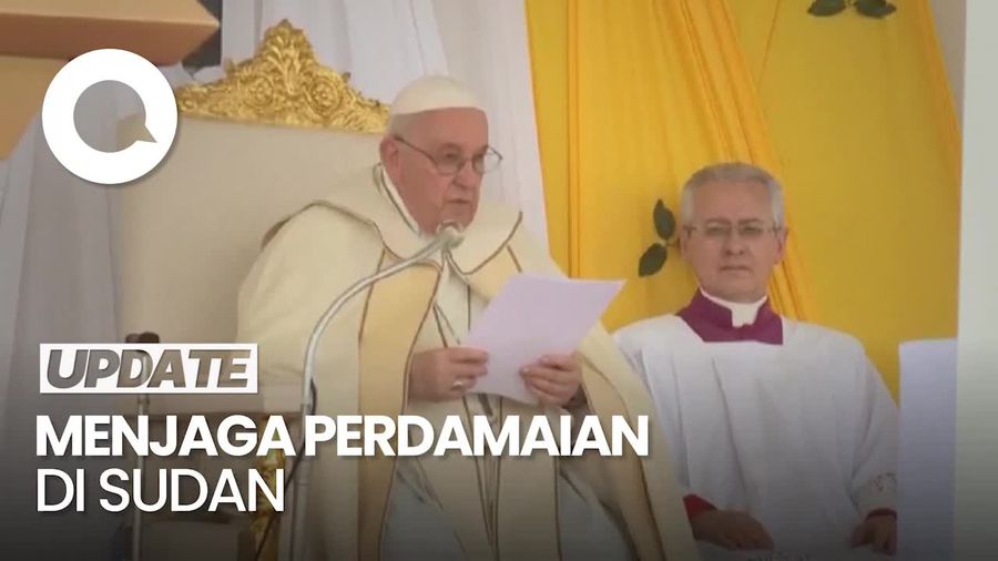 Paus Fransiskus Suarakan Perdamaian Etnis di Sudan Selatan