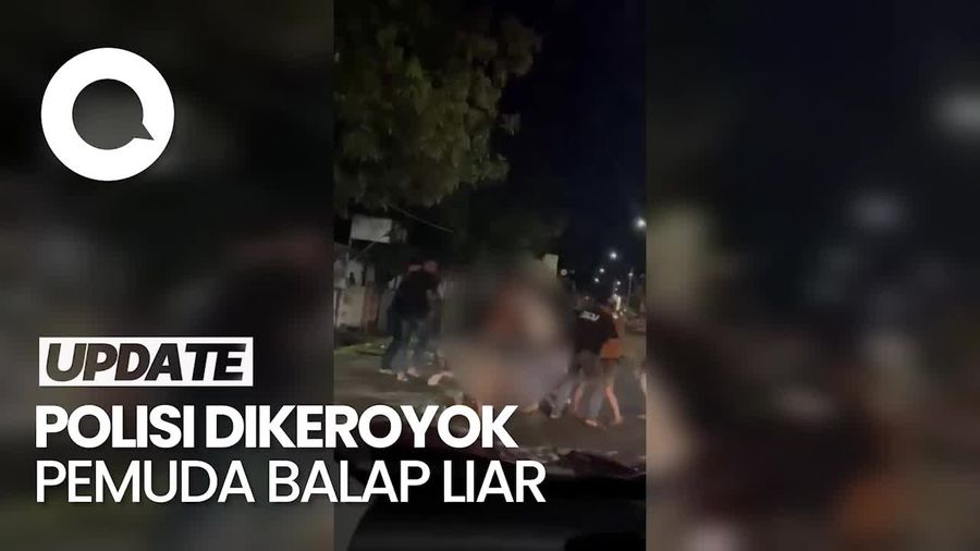 Polisi Dikeroyok di Depan Anaknya  saat Tegur Aksi Balap Liar di Kota Parepare
