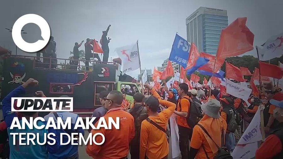 Massa Buruh Serbu DPR, Tolak Perppu Cipta Kerja hingga RUU Kesehatan