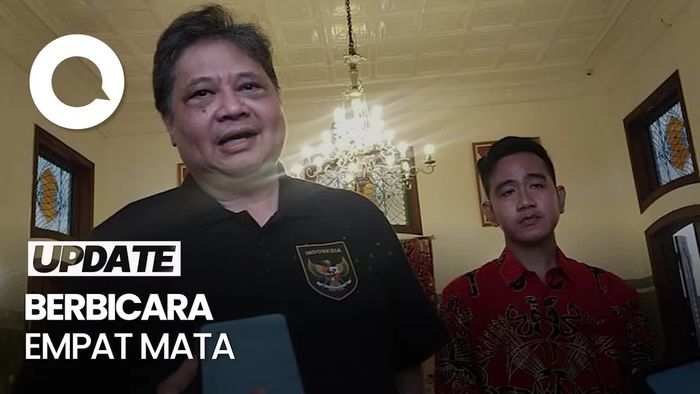 Airlangga Ketemu Gibran: Potensi Selalu Ada Sebagai Pimpinan Daerah