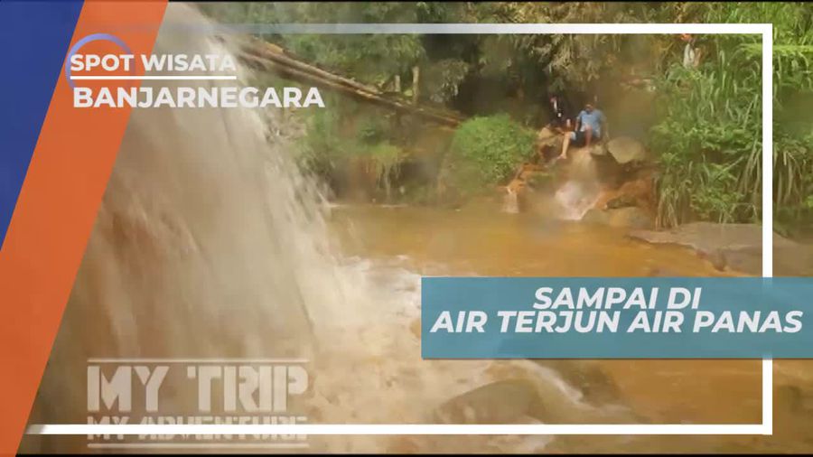 Melewati Jalan Terjal Menuju Air Terjun Air Panas Banjarnegara