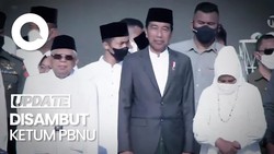 Jokowi-Maruf Hadiri Resepsi 1 Abad NU, Ada Megawati-Erick Thohir