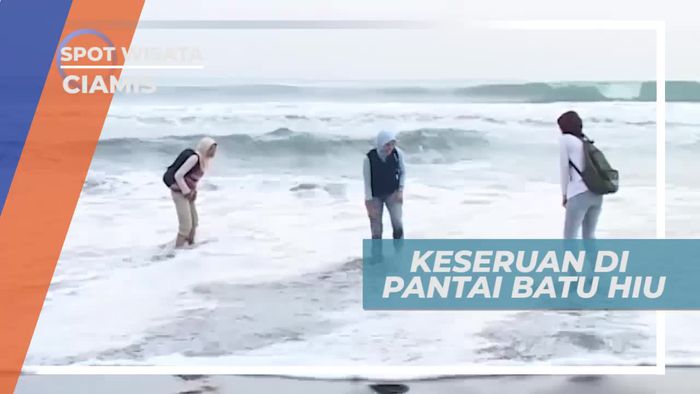 Berkunjung ke Pantai Batu Hiu Ciamis Jawa Barat