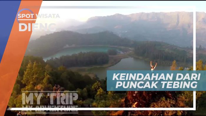 Menikmati Keindahan Panorama Alam Dieng Dari Puncak Tebing, Banjarnegara