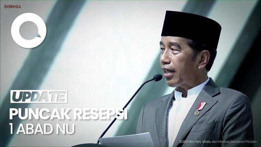 Harapan Jokowi di 1 Abad NU: Teladan Islam Moderat-Jaga Persatuan