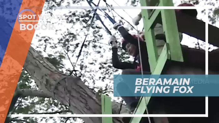 Memacu Adrenalin Bermain Flying Fox di Kota Bogor