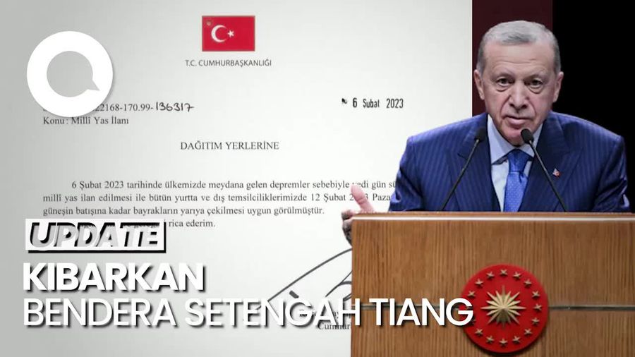 Erdogan Umumkan 7 Hari Berkabung di Turki