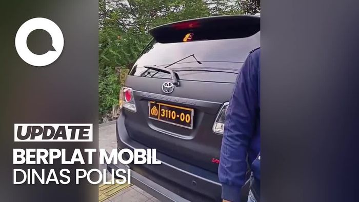 Heboh Fortuner Berplat Polri Terobos Lampu Merah-Tabrak Pemotor