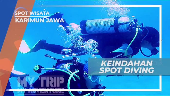 Diving Melihat Kapal Karam di Kedalaman 16 Meter, Karimun Jawa