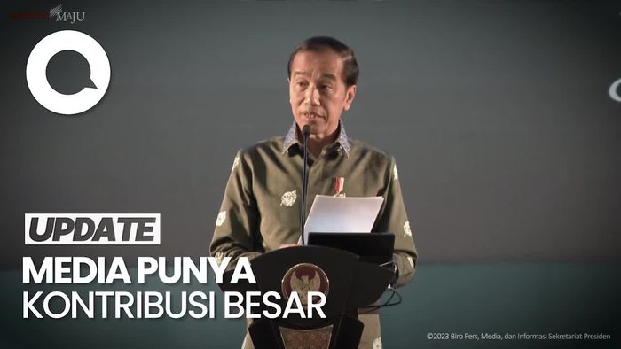 Jokowi: Insan Pers Buka Harapan Orang Biasa Seperti Saya Jadi Presiden