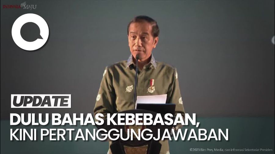Analisis Jokowi soal Beda Dunia Pers Dulu dan Sekarang