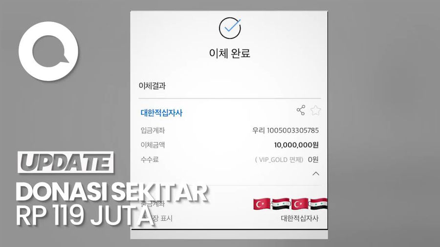 Jinu WINNER hingga DinDin Kirim Donasi untuk Korban Gempa Turki-Suriah
