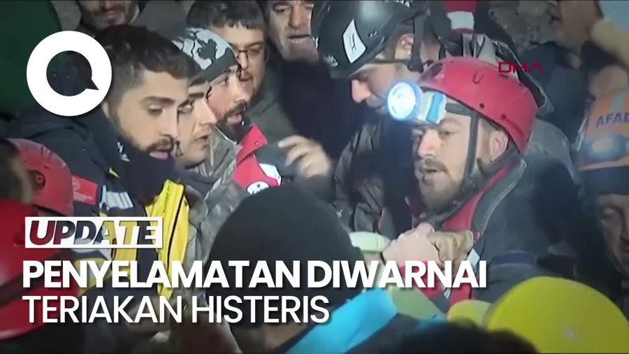 Korban Gempa Turki Selamat usai 65 Jam Terjebak di Reruntuhan