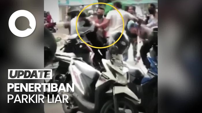 Petugas Dishub Ditantang Pakai Celurit saat Tertibkan Parkir Liar di Jakbar