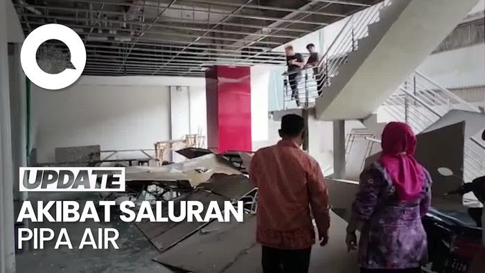 Plafon PN Jakut Ambrol Padahal Baru 2 Pekan Diresmikan