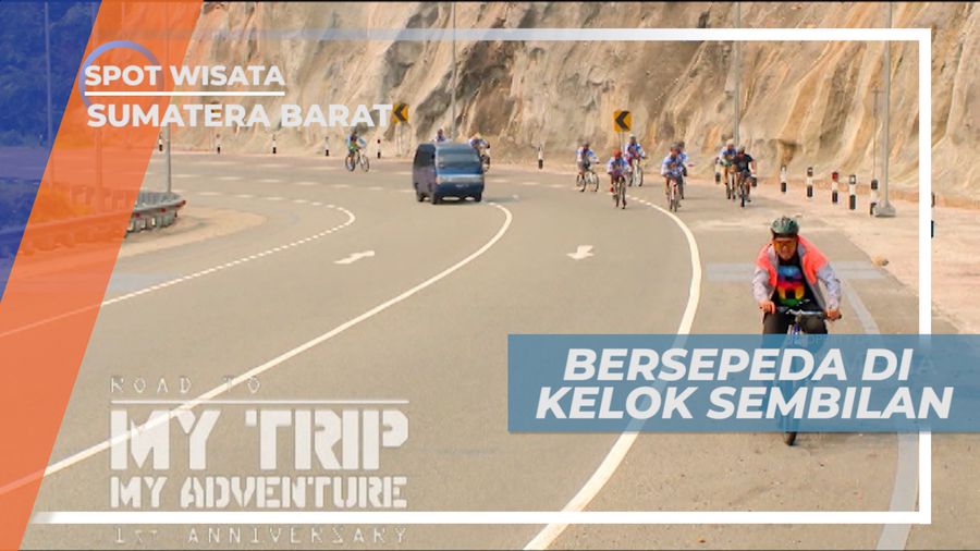 Serunya Bersepeda Melewati Jalan Berkelok-kelok di Payakumbuh, Sumatera Barat