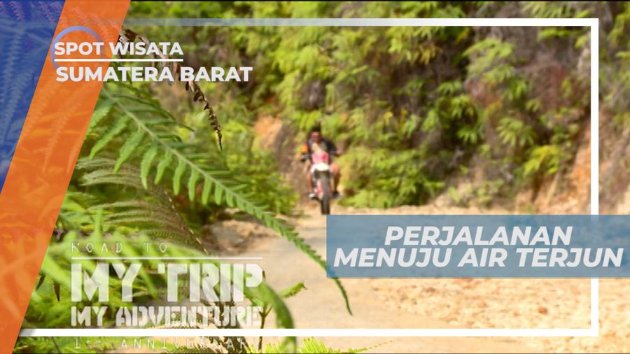 Menikmati Perjalanan Menuju Air Terjun Dengan Naik Motor Trail, Sumatera Barat