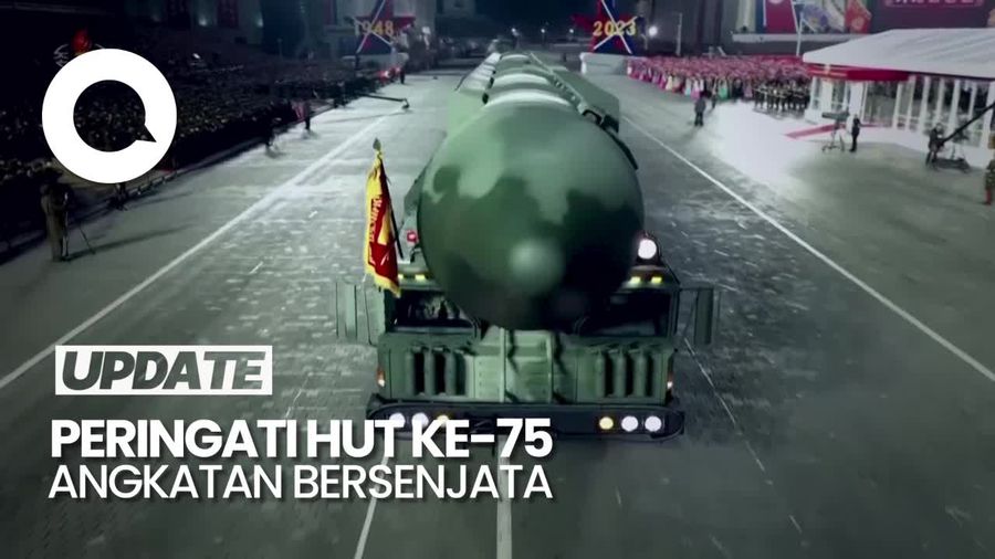 Korut Pamerkan Rudal Antarbenua di Parade Militer