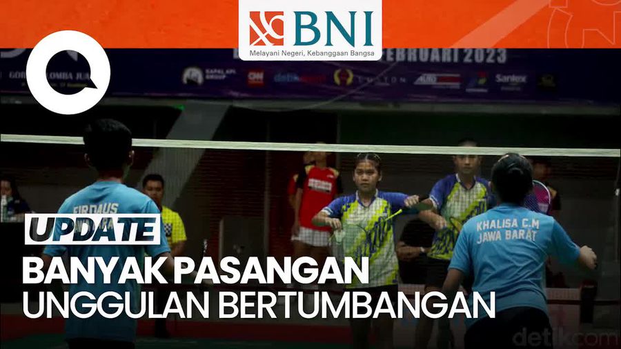 BNI Sirnas 2023: Ganda Campuran Unggulan Berguguran