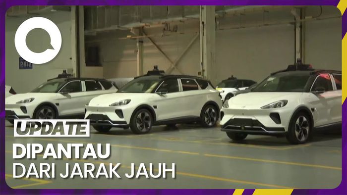Penampakan Deretan Mobil Otonom Diuji Coba di China