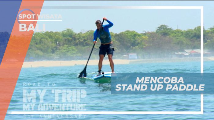 Stand Up Paddle, Aktivitas Wisata Air Gabungan dari Selancar dan Kano, Bali