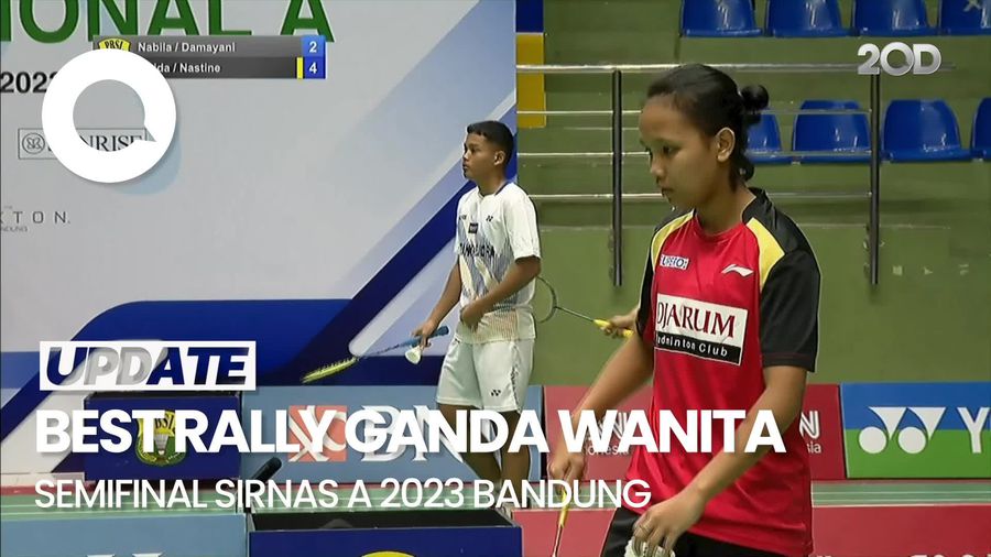 Inilah Aksi Atlet Ganda Putri Pada Semi Final Sirnas A Kota Bandung 2023
