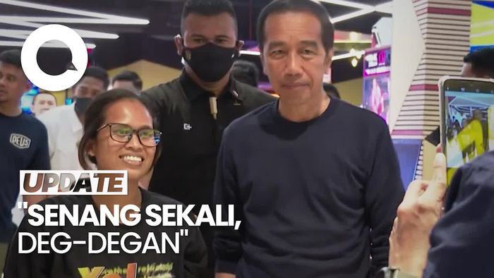 Kagetnya Pengunjung saat Jokowi Nge-Mal Bareng Cucu: Mau Nangis
