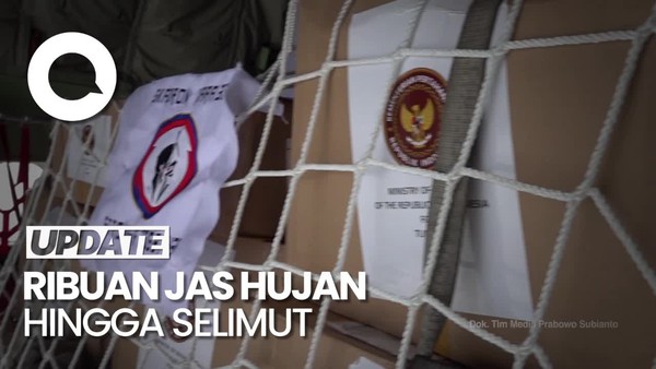 Momen Prabowo Lepas Pengiriman Bantuan Kemanusian ke Turki