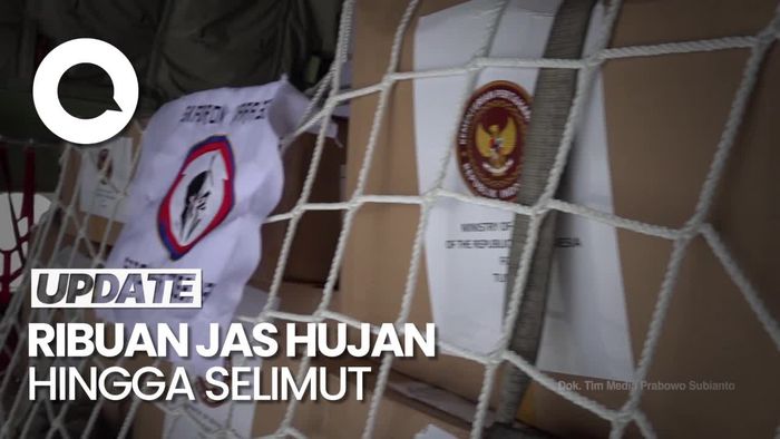 Momen Prabowo Lepas Pengiriman Bantuan Kemanusian ke Turki