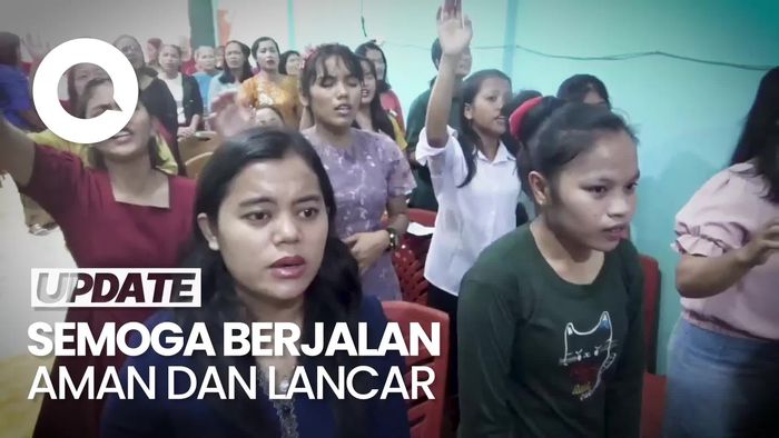 Jemaat Gereja di Jambi Berdoa Minta Hakim Adil Vonis Sambo Cs