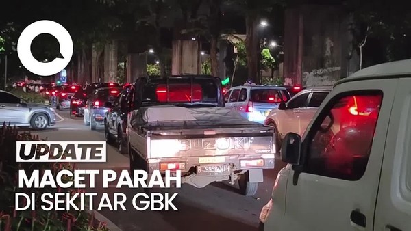 GBK Macet Imbas Konser Westlife, Jalan Asia Afrika Arah Gatsu Ditutup