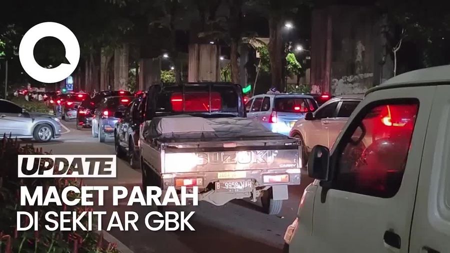 GBK Macet Imbas Konser Westlife, Jalan Asia Afrika Arah Gatsu Ditutup