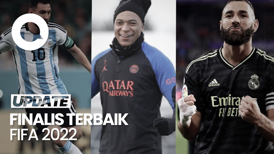 Finalis Pemain Terbaik FIFA 2022: Messi, Mbappe, Benzema