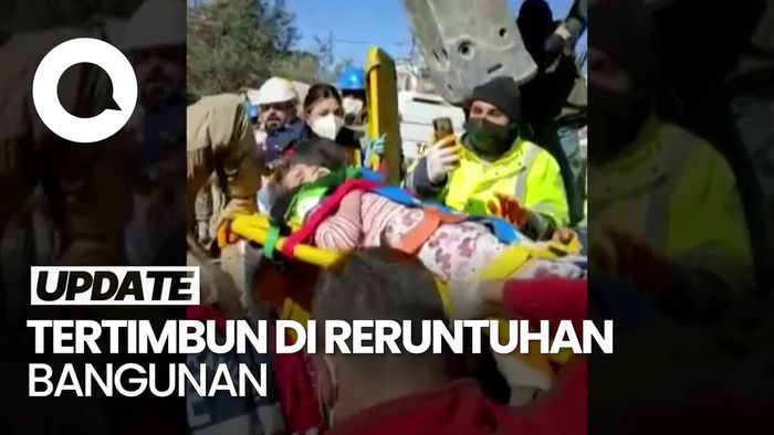 Ajaib! Bocah Ditemukan Selamat Seminggu Pascagempa Turki