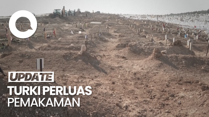 Turki Perluas Area Pemakaman untuk Korban Tewas Akibat Gempa