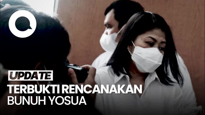 Tok! Putri Candrawathi Divonis 20 Tahun Penjara