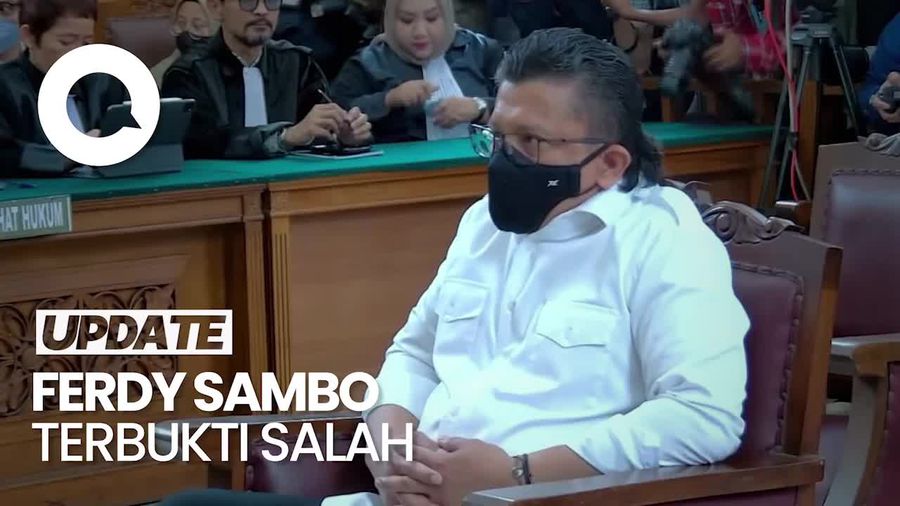 Momen Hakim Bacakan Vonis Mati Ferdy Sambo
