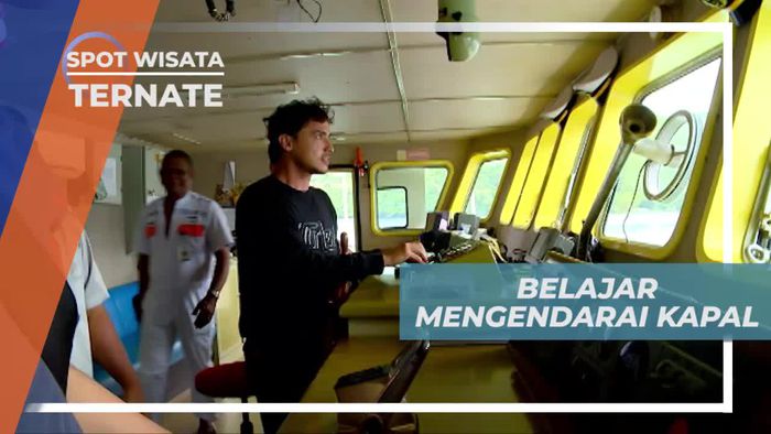 Belajar Mengendarai Kapal Bak Nahkoda, Ternate