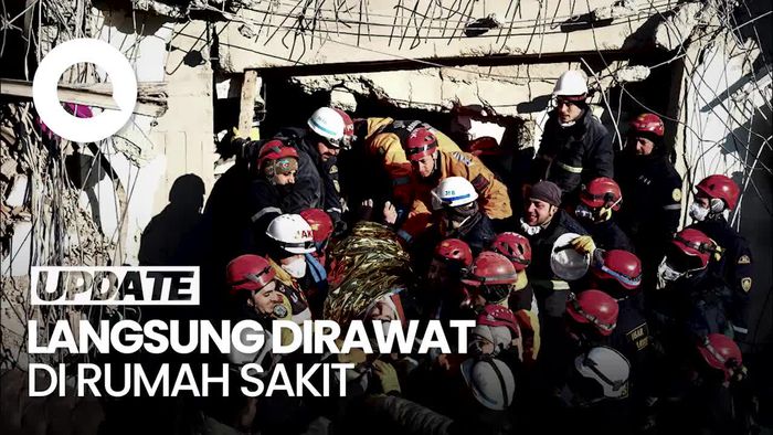 Pemuda di Turki Selamat dari Gempa Usai 198 Jam Tertimbun Puing