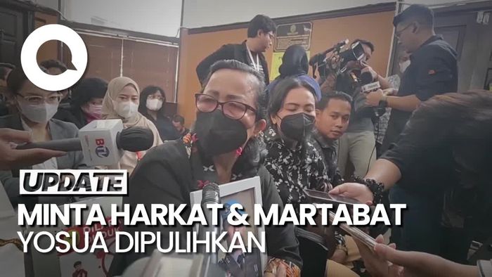 Ibu Brigadir Yosua: Saya Berharap Pemulihan Nama Baik Almarhum