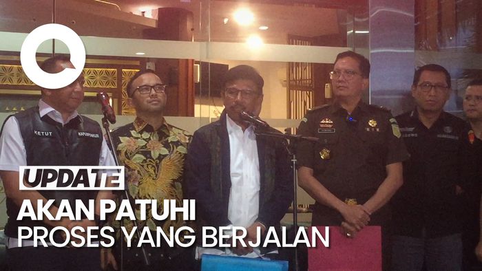 Respons Menkominfo Johnny G Plate Usai Diperiksa Kasus BTS 4G
