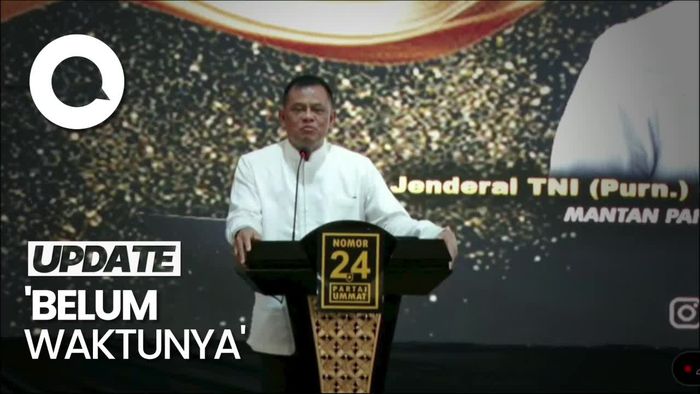 Gatot Nurmantyo Akui Belum Berpikir Jadi Capres-Cawapres