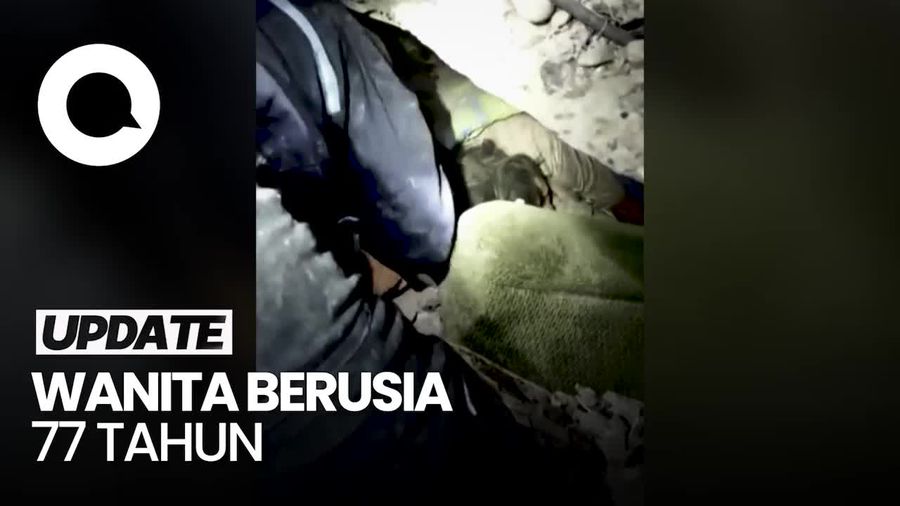 212 Jam Tertimbun Puing, Nenek di Turki Ditemukan Selamat