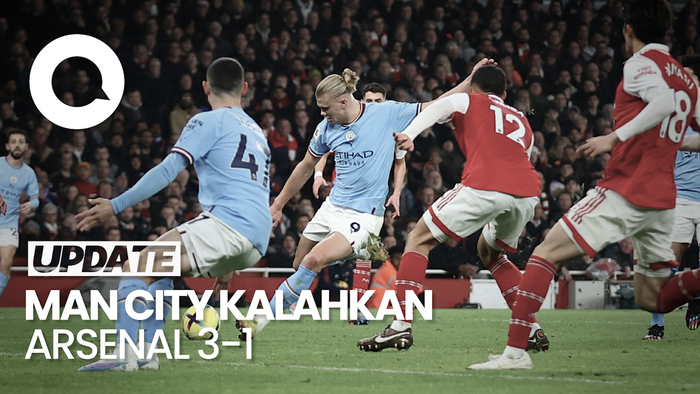 Manchester City Gusur Arsenal dari Puncak Klasemen